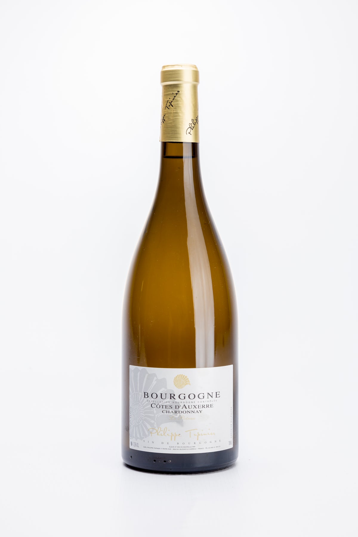 BOURGOGNE CÔTE D'AUXERRE BLANC CHARDONNAY 2018 CUVÉE "Le Poteau"