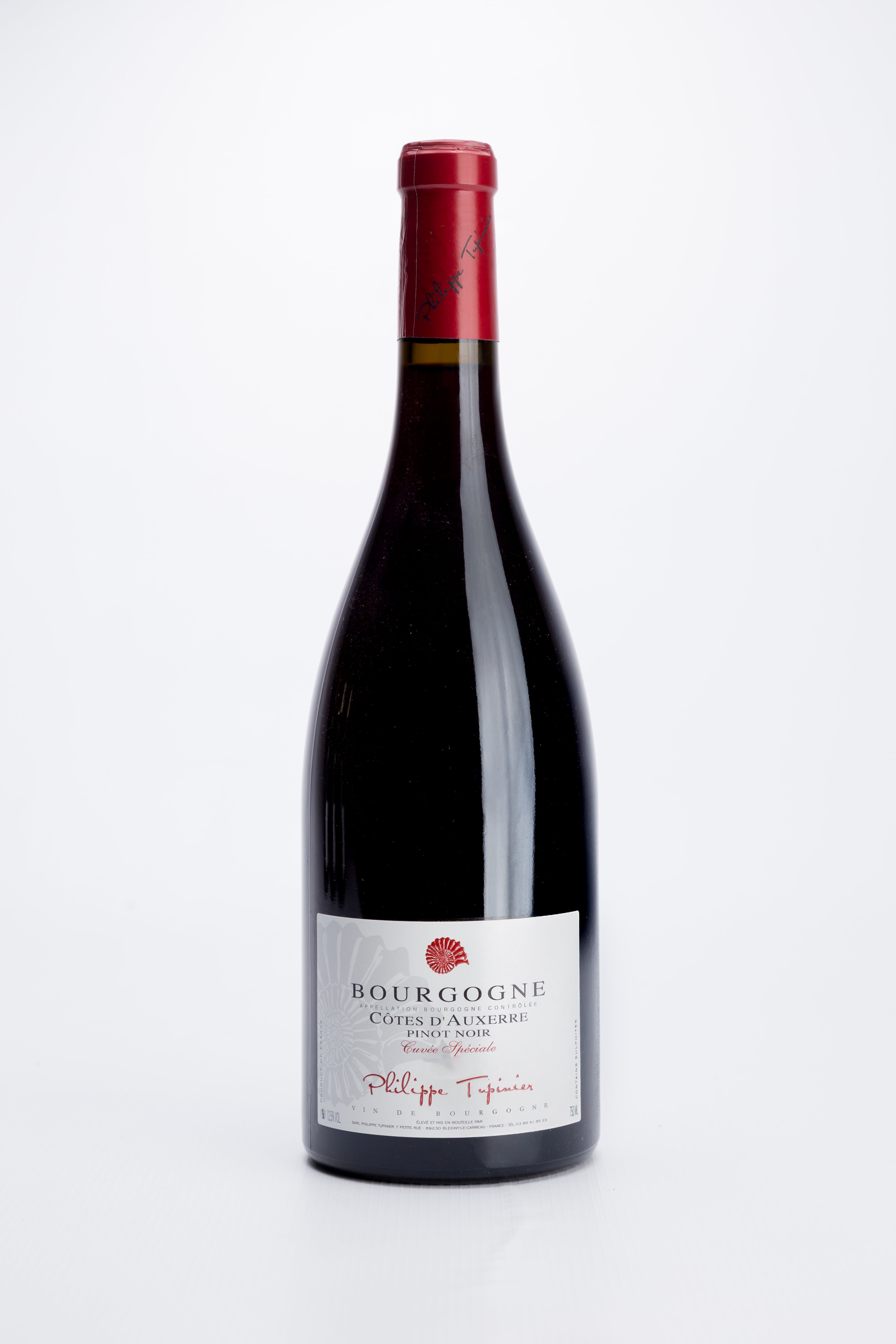 BOURGOGNE CÔTE D'AUXERRE ROUGE PINOT NOIR 2018 CUVÉE "Spéciale"