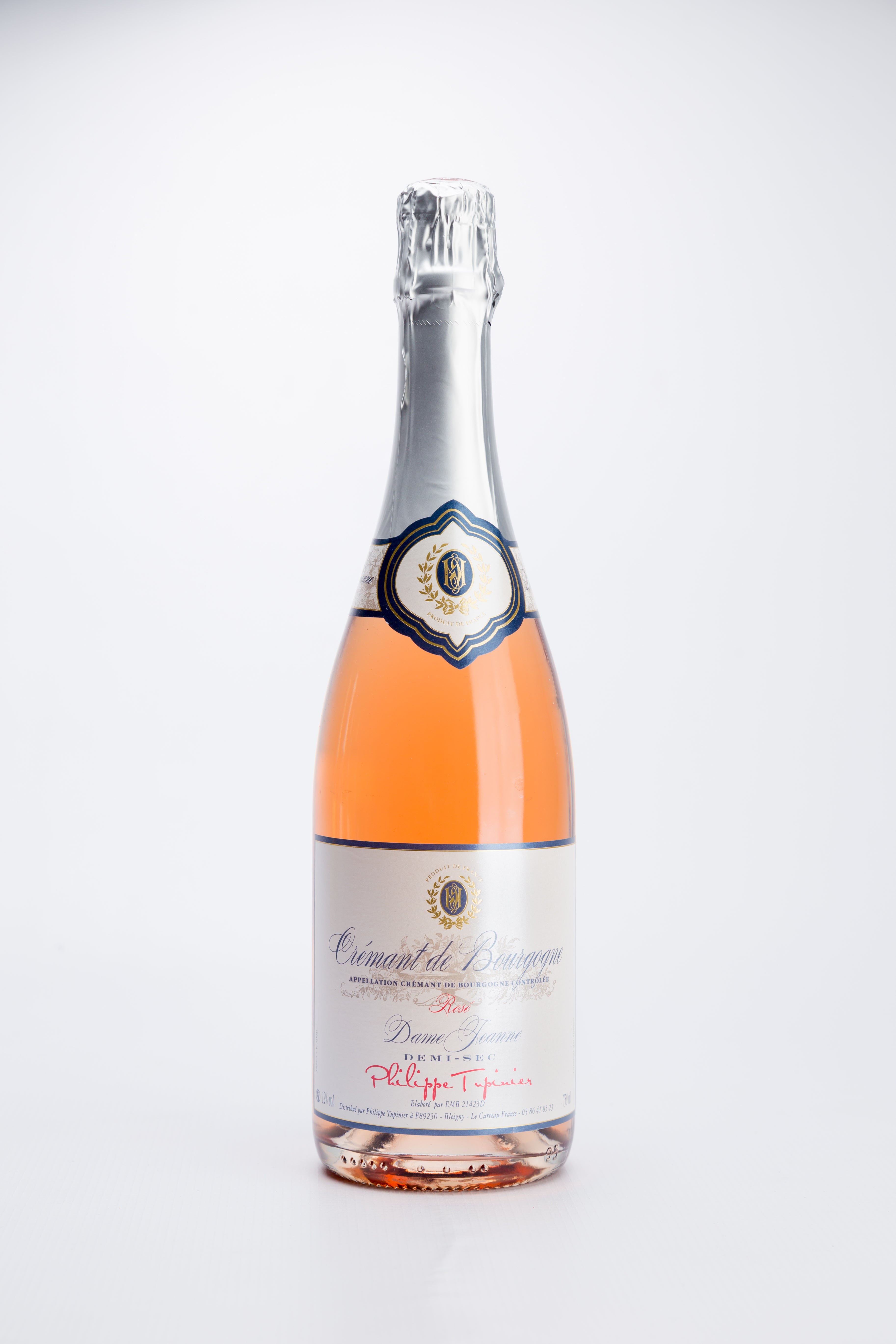 CRÉMANT DEMI SEC ROSE CUVÉE "Dame Jeanne"